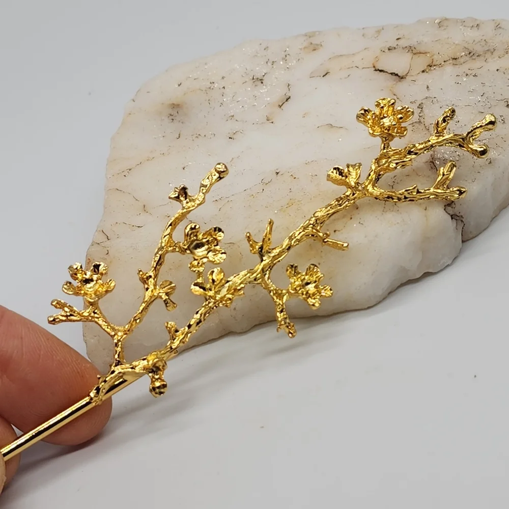 Luxury Hair Accessories Melchior/18kt 'Gold GG Unique' Neiman Marcus Jewelry